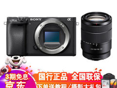 全性能专业相机 索尼(SONY)Alpha 6100 APS-C微​仅售9288.00元