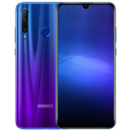 各种黑科技加持华为荣耀20i手机渐变蓝6gb256gb67仅售189900元