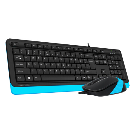 畅快吃鸡双飞燕a4tech防水有线键鼠套装圆角舒适67仅售8900元