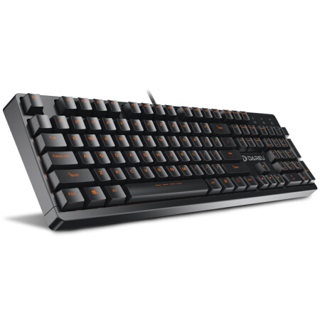 驰骋电竞赛场达尔优dareudk100机械键盘有线键67仅售12900元